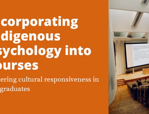 Incorporating Indigenous Psychology into courses: Fostering cultural responsiveness in our graduates