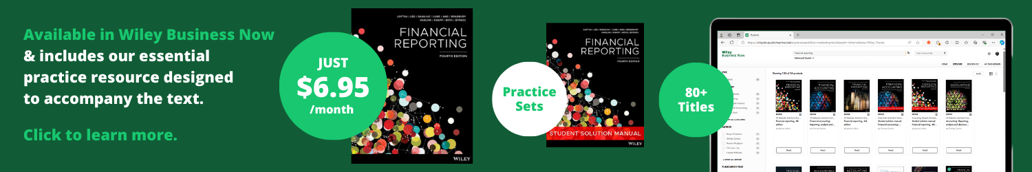 Loftus Financial Reporting 4th Edition WBN Banner